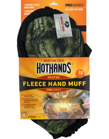 Hothands Heated Hand Muff - Mossy Oak Break Up W-free Wrmr
