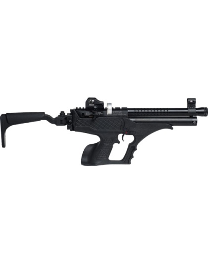 Hatsan Sortie Tact .25 625fps - Black-synth W-folding Stock