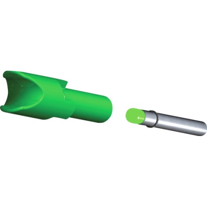 Tenpoint Lighted Xbow Nock - Alpha-brite .297" Green 3pk