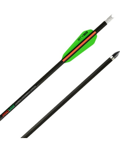 Tenpoint Xbow Arrow Pro-v - 22" Carbon Alpha Nock 6pk