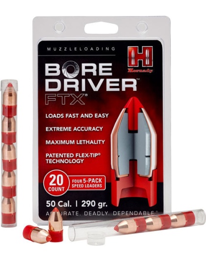 Hornady .50cal Bore Driver - 3499 290gr. Ftx 20-count