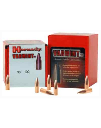 Hornady Bullets 22 Cal .224 - 55gr Jsp W-cannelure 100ct