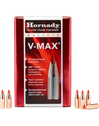 Hornady Bullets 5.45 Cal .2215 - 60gr V-max 100ct