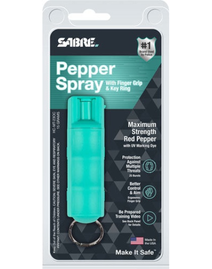 Sabre Red Pepper Spray Mint - Hard Case With Qr Ring 15gr