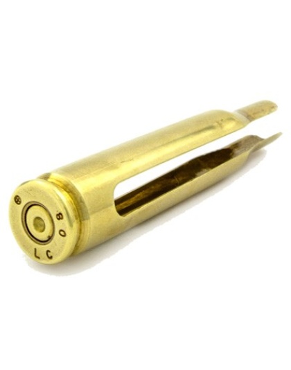 2 Monkey Hat Clip Made From - .308 Shell Casing Brass