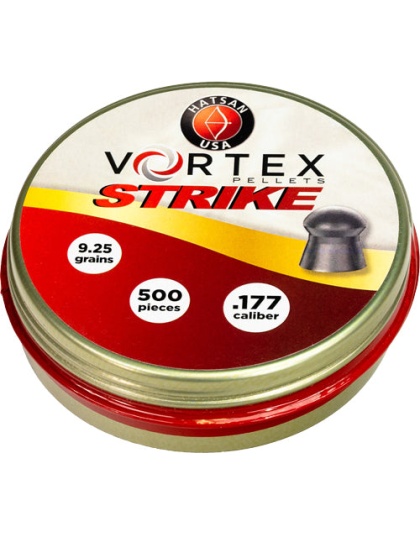 Hatsan Vortex Strike Pellets - .177 9.25gr 250 Per Tin