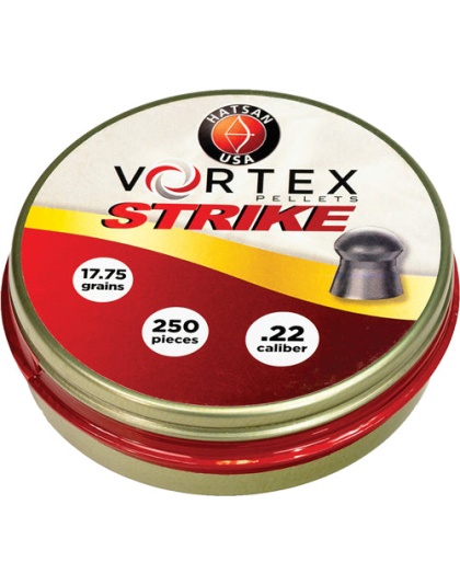 Hatsan Vortex Strike Pellets - .22 17.75gr 250 Per Tin