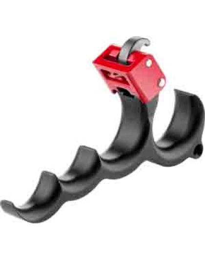 Hot Shot Archery X-tacy Back - Tension Release 4 Finger Black