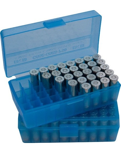 Mtm Deluxe Ammo Box 50-rounds - Rifle .223 Rem To 204 Ruger Cb