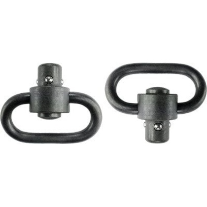 Grovtec Hd Push Button Swivels - Black 1 1-4" 2-pack