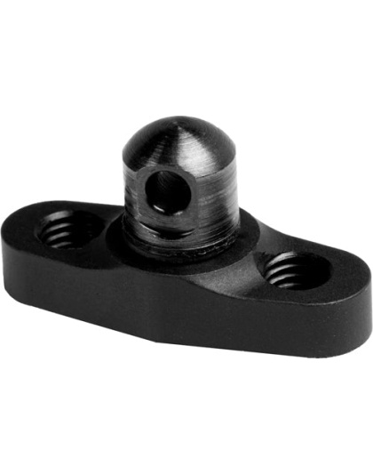 Grovtec Flanged Swivel Stud - M-lok Adaptor Black