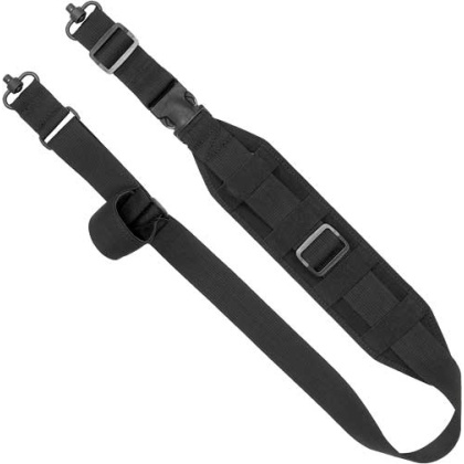 Grovtec Qs Heavy Gunner Padded - Sling 1.5" Webb 3" Pad Black