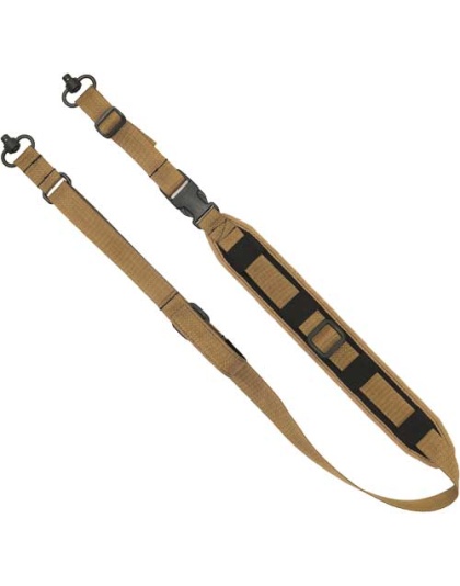 Grovtec Qs 2 Point Sentinel - Sling W- Pb Swivels Coyote Brn