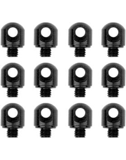 Grovtec 1-8" Machine Screws - 12-pack Black