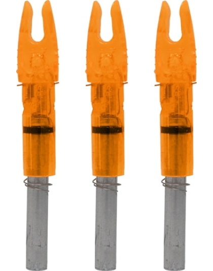 Lumenok Lighted Nock - Gt-series Hd Orange 3pk