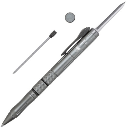 Cobratec Otf Pen Knife Grey - 1.75" Blade W-black Ink