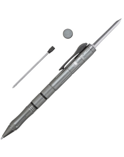 Cobratec Otf Pen Knife Grey - 1.75" Blade W-black Ink