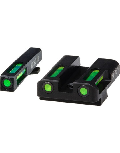 Hiviz Litewave H3 Tritium Lite - Pipe Set Glock Models 10mm-45g