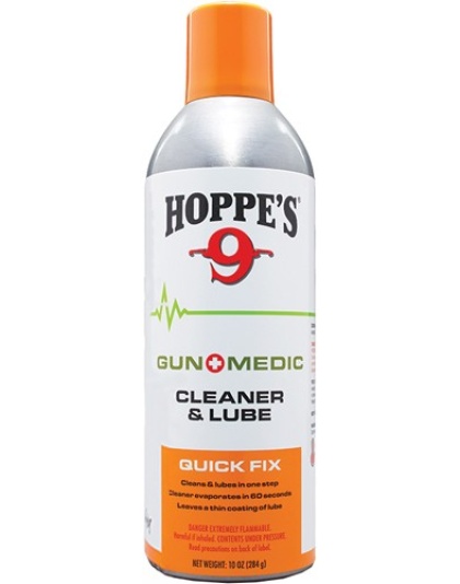 Hoppes Gun Medic 10 Oz. Cleanr - & Lube Bio-based Formula Aersl