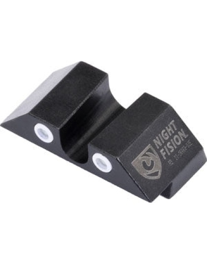 Night Fision Tritium White Dot - "u" Rear Glock 20-41 Sgt Set