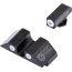 Night Fision Tritium White Dot - "u" Rear Glock Sight Set