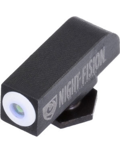 Night Fision Tritium White Dot - "u" Rear Glock Sight Set