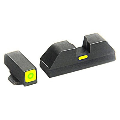 Ameriglo Cap Sight Set - Green-green Glock 21+