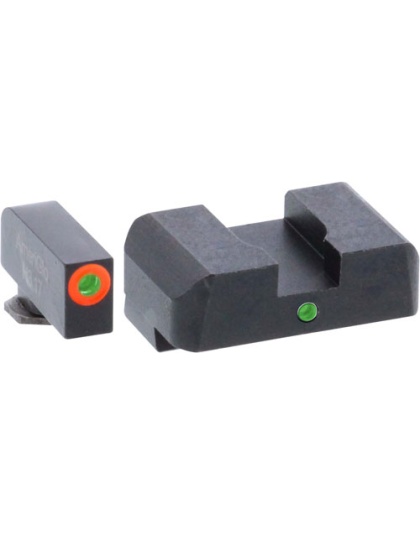 Ameriglo Tritium I-dot Set Org - Green-green Glock 17-19 Gen5