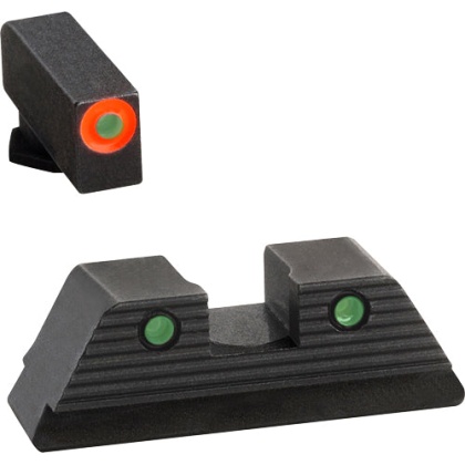Ameriglo Tritium Trooper Glock - 17-19 Mos Orange Pro-glo Front