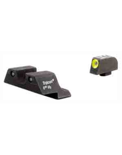 Trijicon Night Sight Set Hd - Yellow Outline Glock 17