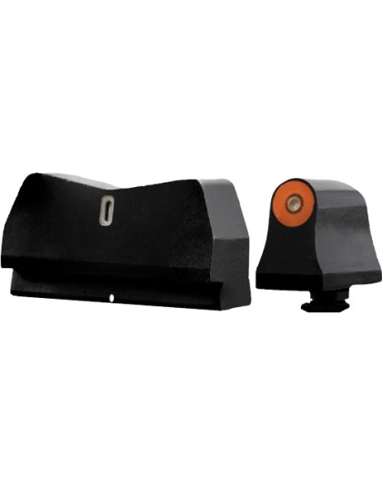 Xs Dxt2 Big Dot Tritium Glock - 17-38 Orange Supp Height Set