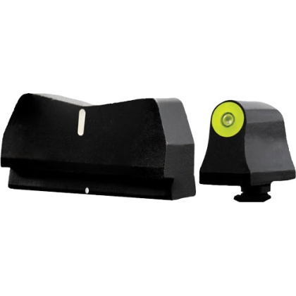 Xs Dxw2 Big Dot Glock 17-38 - Yellow Suppressor Hgt Exp Set