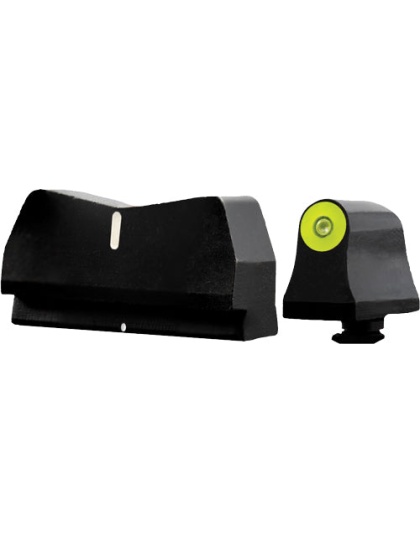 Xs Dxw2 Big Dot Glock 17-38 - Yellow Suppressor Hgt Exp Set