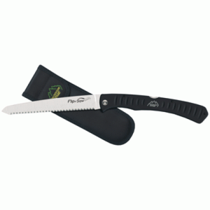 Outdoor Edge Flip N'saw - 7" S-s Black W-nylon Sheath