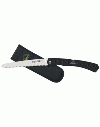 Outdoor Edge Flip N'saw - 7" S-s Black W-nylon Sheath