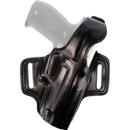 Galco Fletch High Ride Belt - Holster Rh Leather 1911 5" Blk