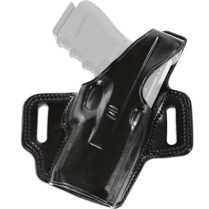 Galco Fletch High Ride Belt - Holster Rh Leather L Frm 4" B