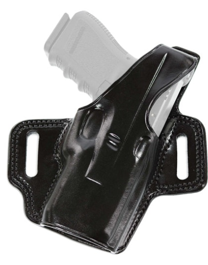 Galco Fletch High Ride Belt - Holster Rh Leather L Frm 4" B