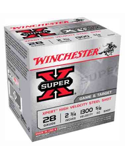 Win Ammo Xpert Steel 28ga. - 2.75" 5-8oz. #7 25-pack