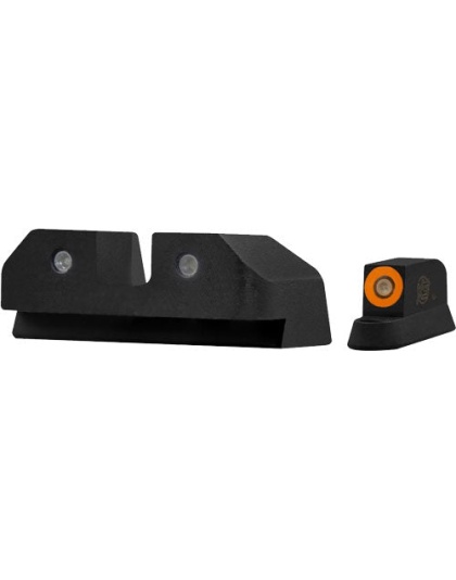 Xs R3d Cz P10 Green Tritium - Set Orange Front Focus Ring