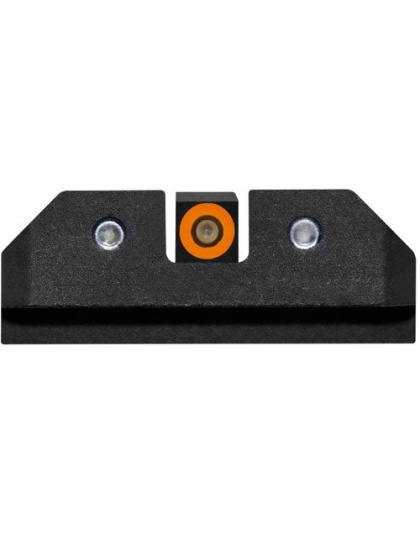 Xs R3d Cz P10 Green Tritium - Set Orange Front Focus Ring