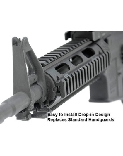 Utg Rail Picatinny Ar-15 7" - 2-pc Drop-in Carbine Length