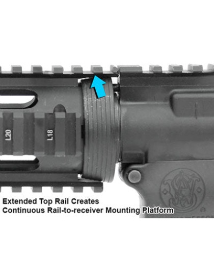 Utg Rail Picatinny Ar-15 7" - 2-pc Drop-in Carbine Length