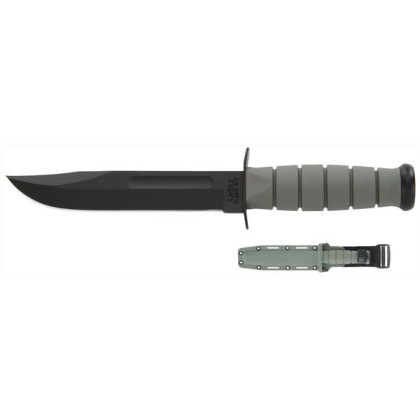 Ka-bar Fighting-utility Knife - 7" W-plastic Sheath F-green