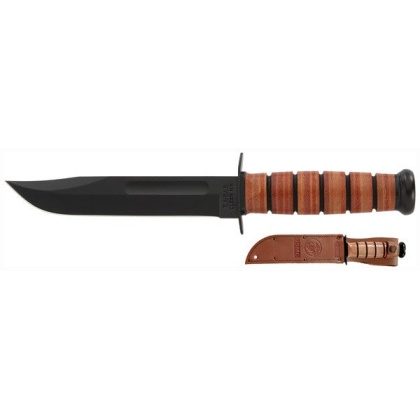 Ka-bar Fighting-utility Knife - 7" W-leather Sheath Usmc