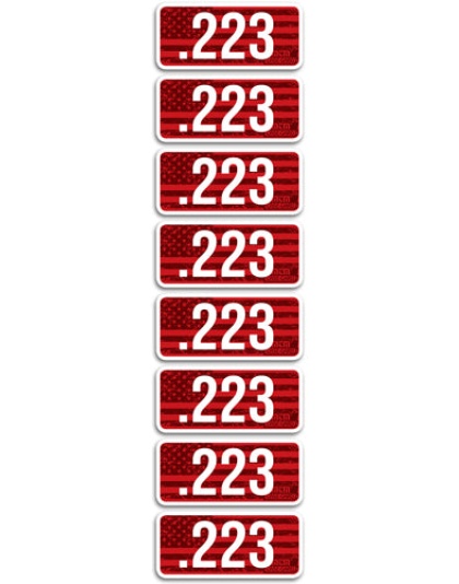 Mtm Ammo Caliber Labels .223 - 8-pack