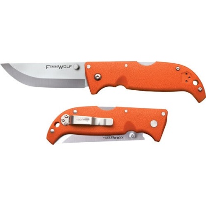 Cold Steel Finn Wolf 3.5" Blz - Orange Clip Folder W-tri-ad Lk
