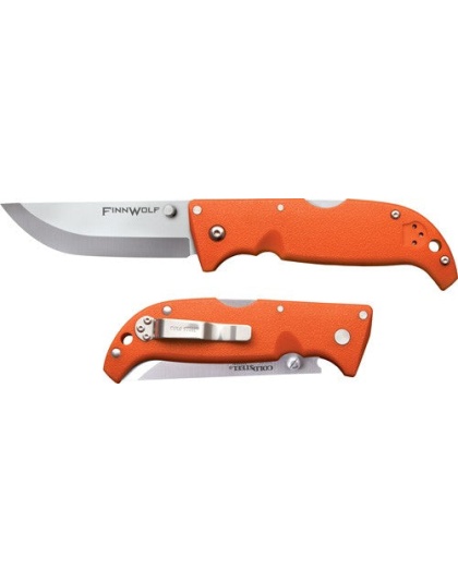 Cold Steel Finn Wolf 3.5" Blz - Orange Clip Folder W-tri-ad Lk