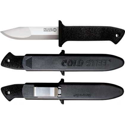 Cold Steel Peace Maker Iii 4" - Plain Edge Boot Knife W-sheath