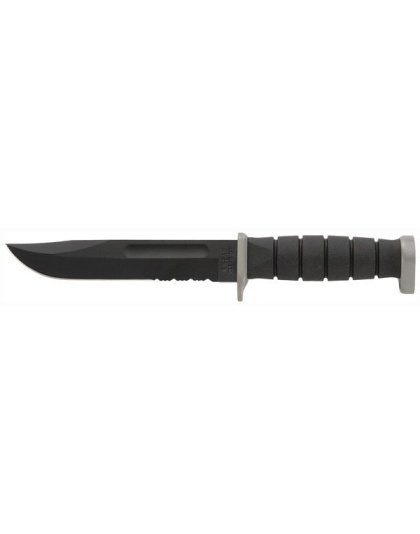 Ka-bar D2 Extreme Knife - 7" Serr W-plastic Sheath